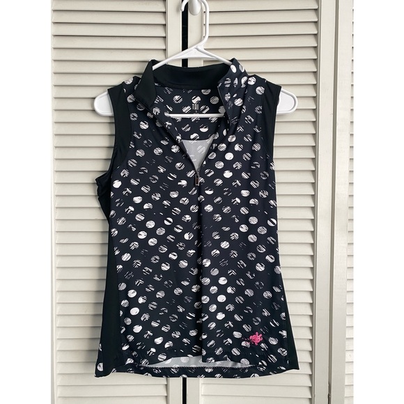 Tail Tops Tail Golf Shirt Womens Sleeveless Top With Half Zip